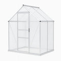 Serre en aluminium et polycarbonate(Transparent)