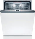 Bosch SMV4HVX45E - Série 4, Lave-vaisselle intégrable - 60cm - Home Connect - 13 couverts - Moteur EcoSilence(Blanc/Argent)