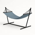 Hamac en acier et tissu bleu(Bleu)