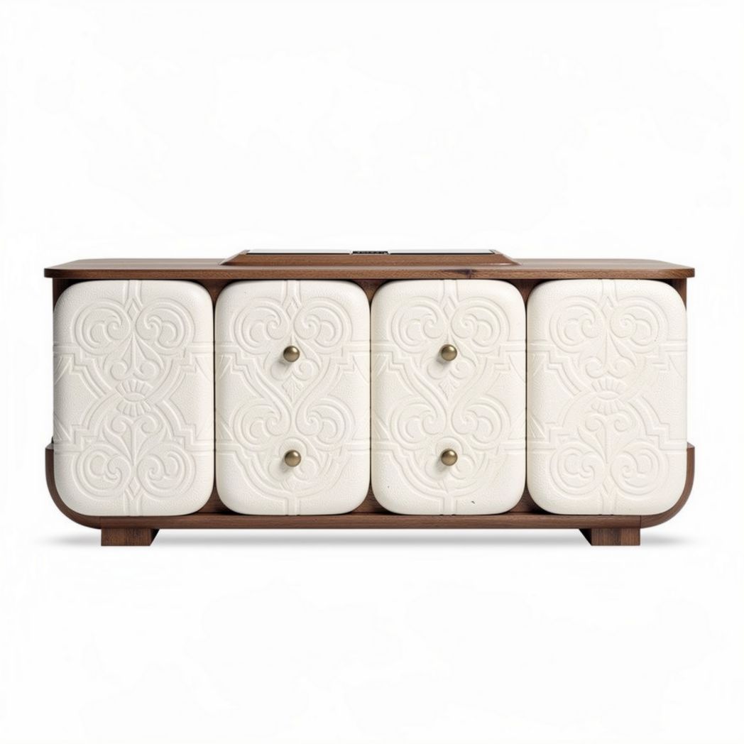 Boîte de rangement en plastique blanc avec compartiments 25 x 12 x 10cm