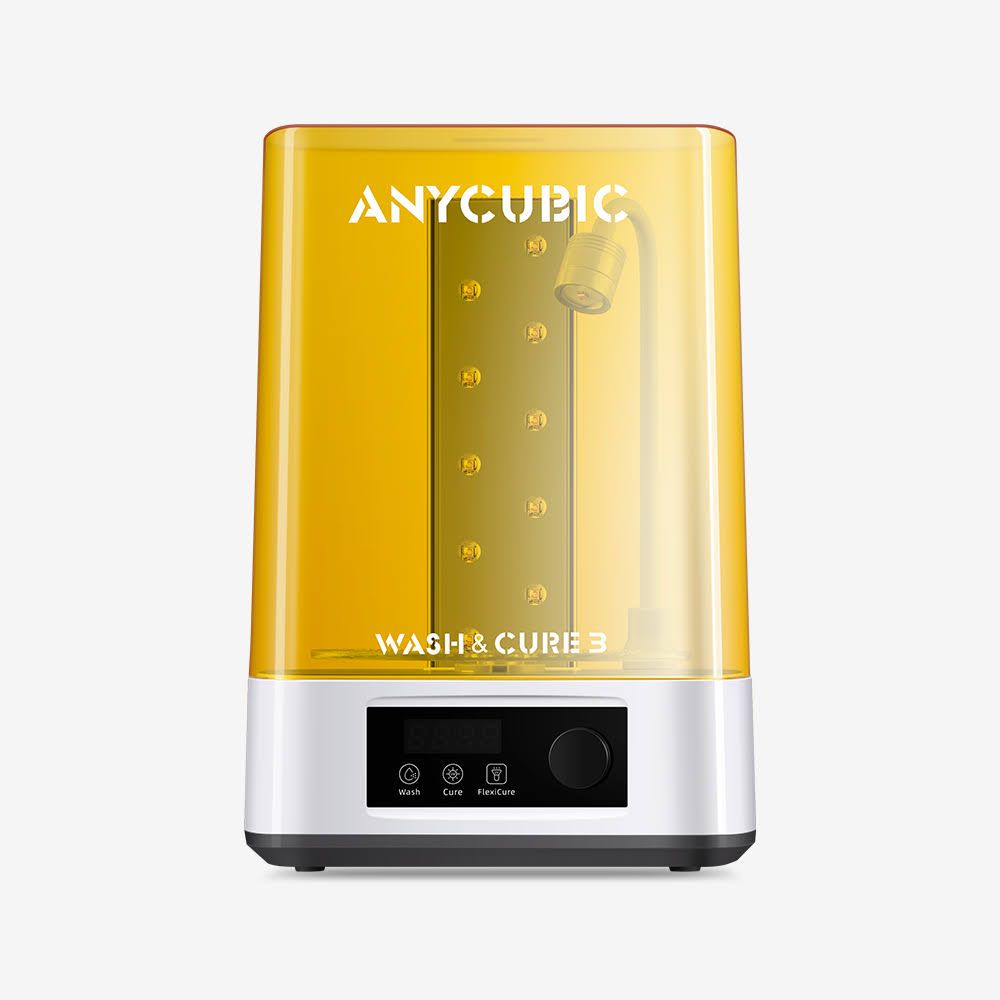 Anycubic Wash and Cure 3 Machine for Photon Mono Mars Series LCD 3D Printer Models, Get A Random Wash  Cure 3 Accessory for Only / AUNZ(Jaune/Blanc)