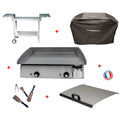 Pack plancha électrique  Lux 600 Inox - Chariot Odéon 601 Planchaelec(SELLER_2026_64481)