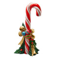 Décoration de Noël Canne en Bonbon avec Gui 137 cm