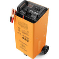WilTec Chargeur de batterie Boost 430 – 12 V et 24 V – Chargement de Moto Voiture Auto Véhicule Chantier – Chargement rapide(Orange/Noir)