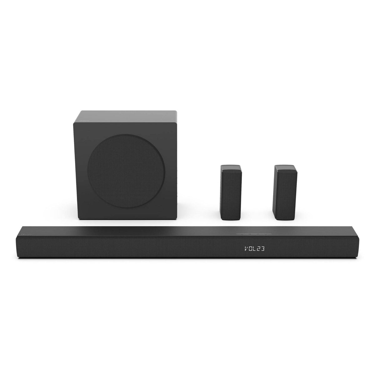 Barre de son Hisense HS5100 5.1CH avec caisson de basse sans fil 540W enceintes arrières(Noir)