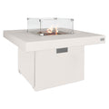 Easyfires Milano Vuurtafel Vierkant - Wit(Propaangas/RAL 9016 (verkeerswit)/RAL 9016 (verkeerswit))